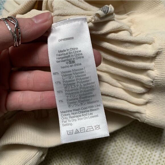 MADEWELL cropped tank top size large - Picture 3 of 4